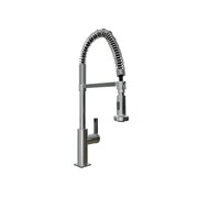 NEWAGE PRODUCTS Commercial Pull Down Double Action Spray Faucet, Chrome 80421